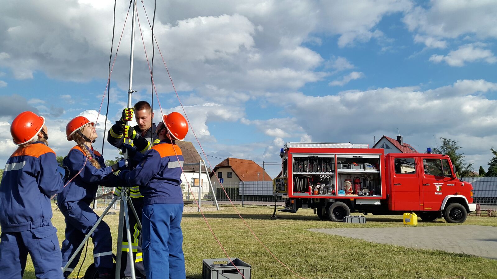 Jugendfeuerwehr Eutzsch Ausbildung